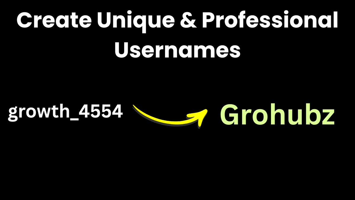 How to Create Unique & Professional Usernames (The AI Trick No One Tells You)